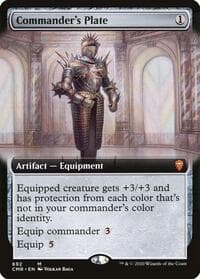 Commander's Plate (Extended Art) from Commander Legends