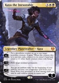 Kaya the Inexorable (Borderless) from Kaldheim