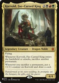 Korvold, Fae-Cursed King from The List Reprints