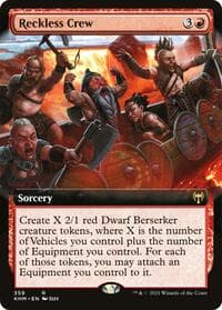Reckless Crew (Extended Art) from Kaldheim
