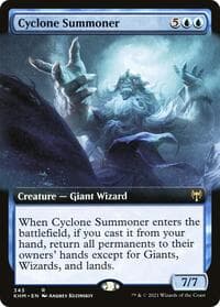 Cyclone Summoner (Extended Art) from Kaldheim