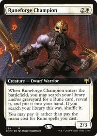 Runeforge Champion (Extended Art) from Kaldheim