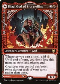 Birgi, God of Storytelling (Showcase) from Kaldheim