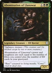 Abomination of Llanowar from Commander: Kaldheim