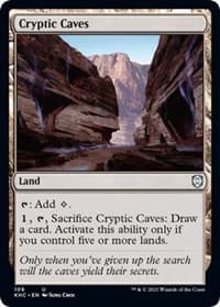 Cryptic Caves from Commander: Kaldheim