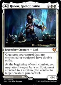 Halvar, God of Battle from Prerelease Cards