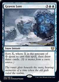 Graven Lore from Prerelease Cards