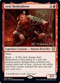 Arni Brokenbrow from Prerelease Cards