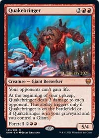 Quakebringer from Prerelease Cards