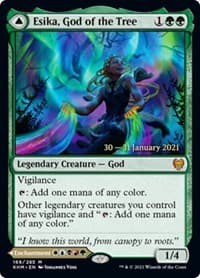 Esika, God of the Tree from Prerelease Cards