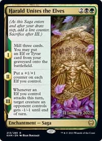 Harald Unites the Elves from Prerelease Cards