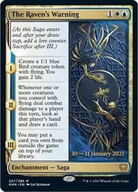 The Raven's Warning from Prerelease Cards