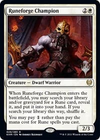 Runeforge Champion from Promo Pack: Kaldheim