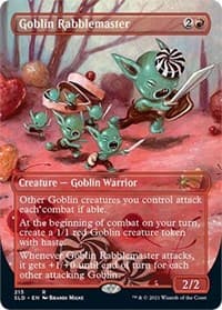 Goblin Rabblemaster from Secret Lair Drop Series