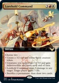 Lorehold Command (Extended Art) from Strixhaven: School of Mages