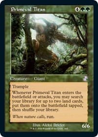 Primeval Titan from Time Spiral: Remastered