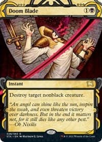 Doom Blade from Strixhaven: Mystical Archive