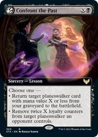 Confront the Past (Extended Art) from Strixhaven: School of Mages