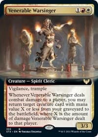 Venerable Warsinger (Extended Art) from Strixhaven: School of Mages