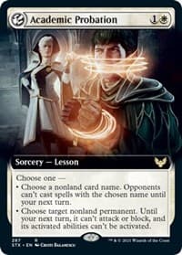 Academic Probation (Extended Art) from Strixhaven: School of Mages