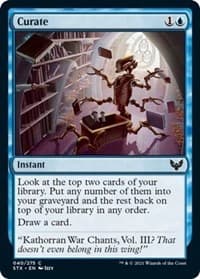 Curate from Strixhaven: School of Mages
