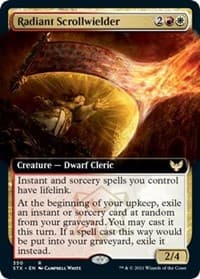 Radiant Scrollwielder (Extended Art) from Strixhaven: School of Mages