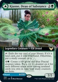 Kianne, Dean of Substance (Extended Art) from Strixhaven: School of Mages