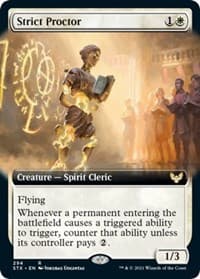 Strict Proctor (Extended Art) from Strixhaven: School of Mages