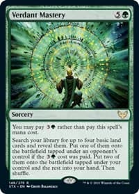 Verdant Mastery from Strixhaven: School of Mages