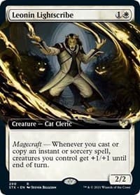 Leonin Lightscribe (Extended Art) from Strixhaven: School of Mages