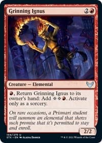 Grinning Ignus from Strixhaven: School of Mages