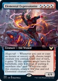 Elemental Expressionist (Extended Art) from Strixhaven: School of Mages