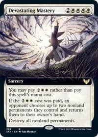 Devastating Mastery (Extended Art) from Strixhaven: School of Mages