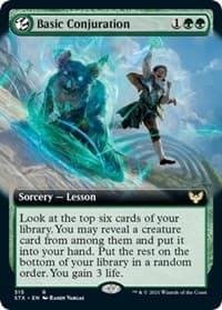 Basic Conjuration (Extended Art) from Strixhaven: School of Mages