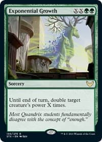 Exponential Growth from Strixhaven: School of Mages