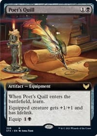 Poet's Quill (Extended Art) from Strixhaven: School of Mages