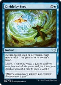Divide by Zero from Strixhaven: School of Mages