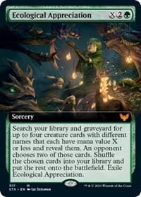 Ecological Appreciation (Extended Art) from Strixhaven: School of Mages