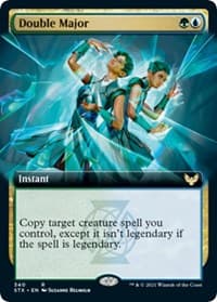 Double Major (Extended Art) from Strixhaven: School of Mages