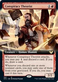 Conspiracy Theorist (Extended Art) from Strixhaven: School of Mages
