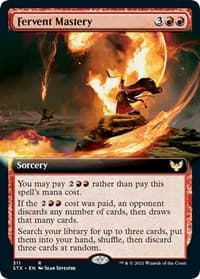 Fervent Mastery (Extended Art) from Strixhaven: School of Mages