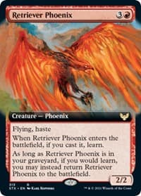Retriever Phoenix (Extended Art) from Strixhaven: School of Mages
