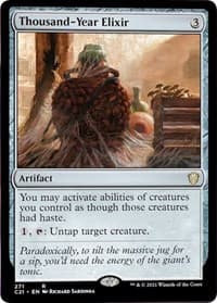 Thousand-Year Elixir from Commander 2021