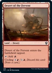 Desert of the Fervent from Commander 2021