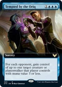 Tempted by the Oriq (Extended Art) from Strixhaven: School of Mages