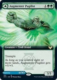 Augmenter Pugilist (Extended Art) from Strixhaven: School of Mages
