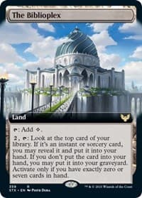 The Biblioplex (Extended Art) from Strixhaven: School of Mages