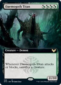 Daemogoth Titan (Extended Art) from Strixhaven: School of Mages