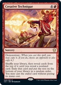 Creative Technique from Commander 2021