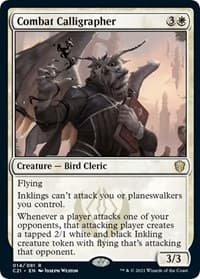Combat Calligrapher from Commander 2021